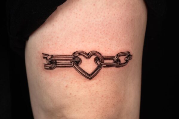 Chrome Tattoo 001 Black & Grey Sebrina Pham Art