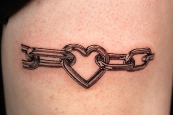 Chrome Tattoo 003 Black & Grey Sebrina Pham Art