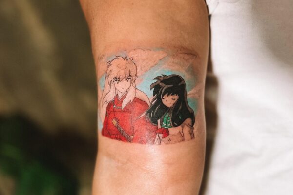 inuyasha and kagome Tattoo Color Sebrina Pham Art.jpg