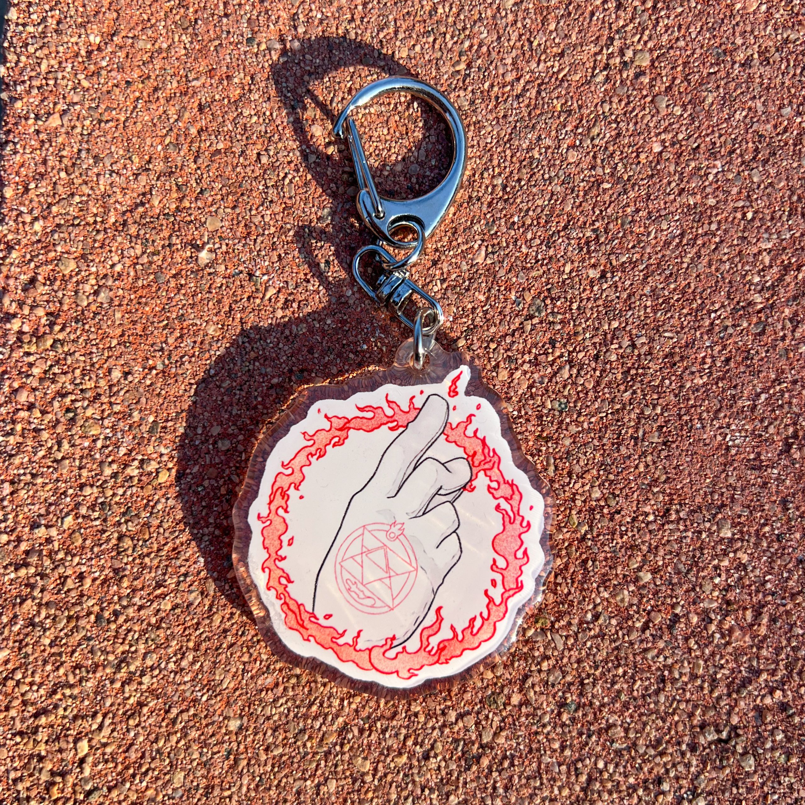 Roy Mustang Full Metal Alchemist Fire Charm Sebrina Pham Los Angeles Tattoo Artist 001